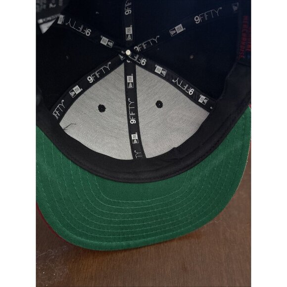 Chicago Bulls New Era 9FIFTY NBA Adjustable Snapback Hat Cap Flat Brim 2Tone 950 - Picture 5 of 7